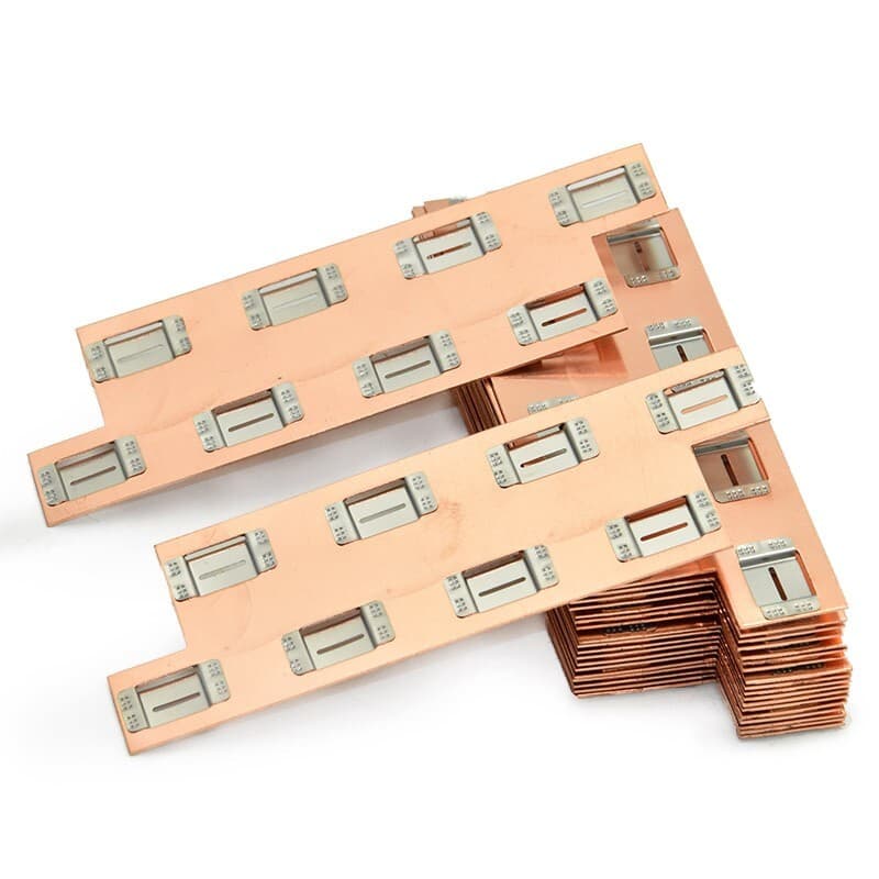 Custom 0.2mm  High Current Density Irregularly Shaped Copper  Nickel Busbar 2