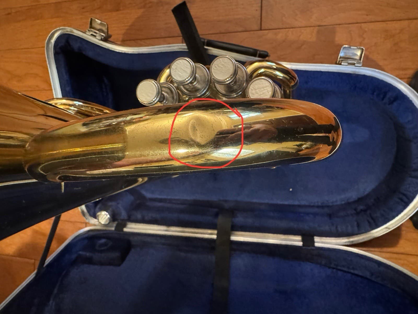 USED VMI3171 4 ValveLarge Bore Non-Compensating Euphonium 5