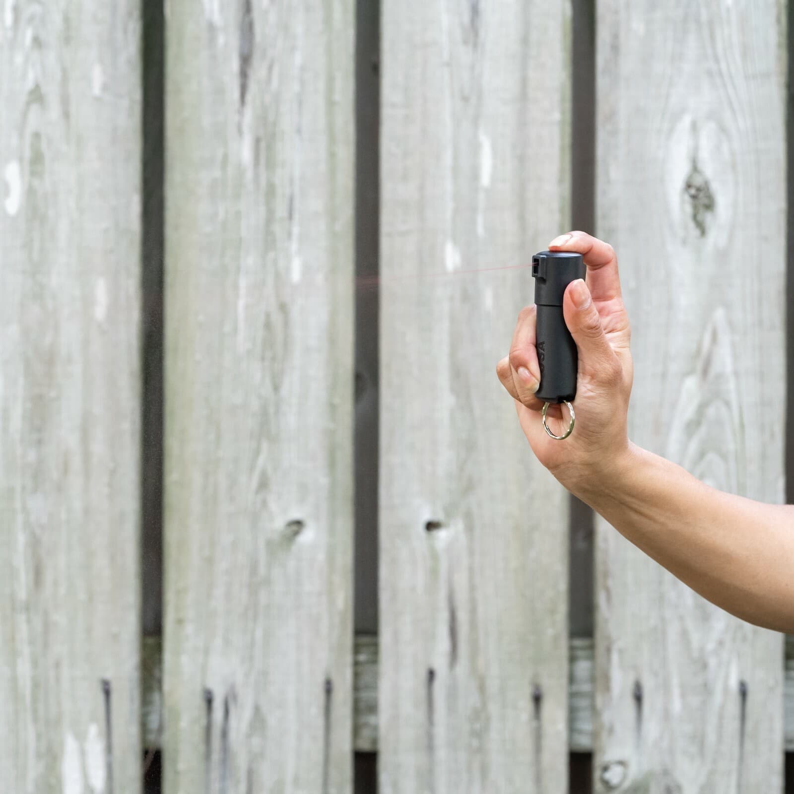 Police Magnum Pepper Spray Keychain Spin Top- Black .50oz NEW COMPACT MODEL 4