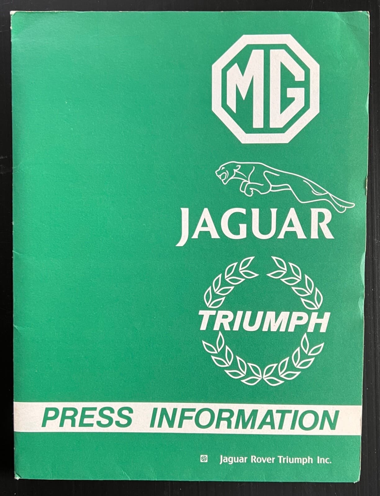 Rare Find! 1979 Jaguar MG Triumph Factory Press Kit w/ Photos! JRT  NY Auto Show
