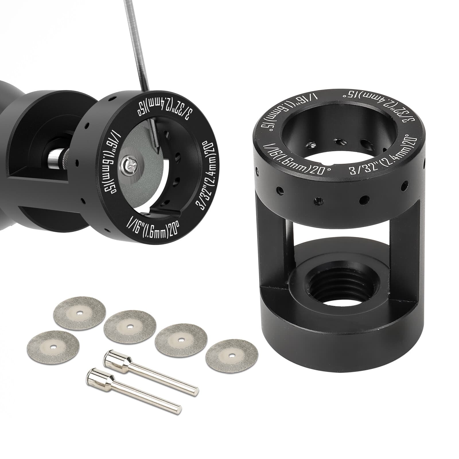 TIG Welding Tungsten Grinder Sharpener  Multi-Angle Offsets Cut off TOOL Welder