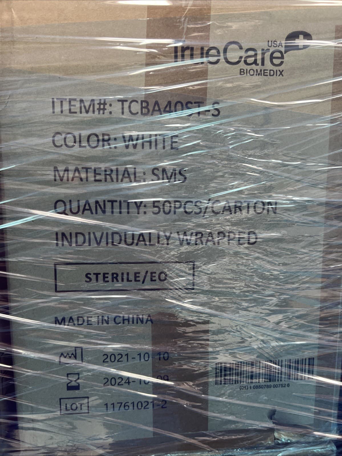 Truecare Biomedix - Tcbafwns-S - Cleanroom Lab Coat White Small 2