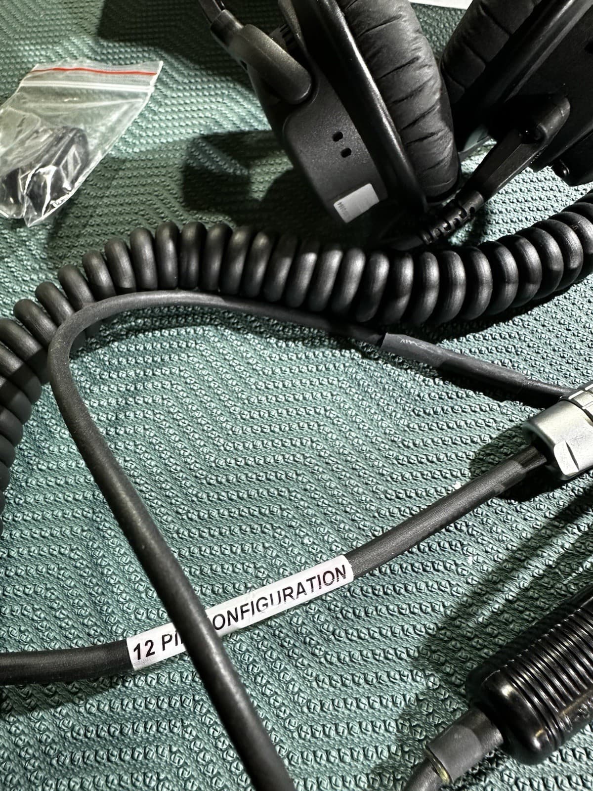 SENNHEISER Headset Microphone ASG-NAVCOM-46 Military Radio Tactical Open BOX ! 2