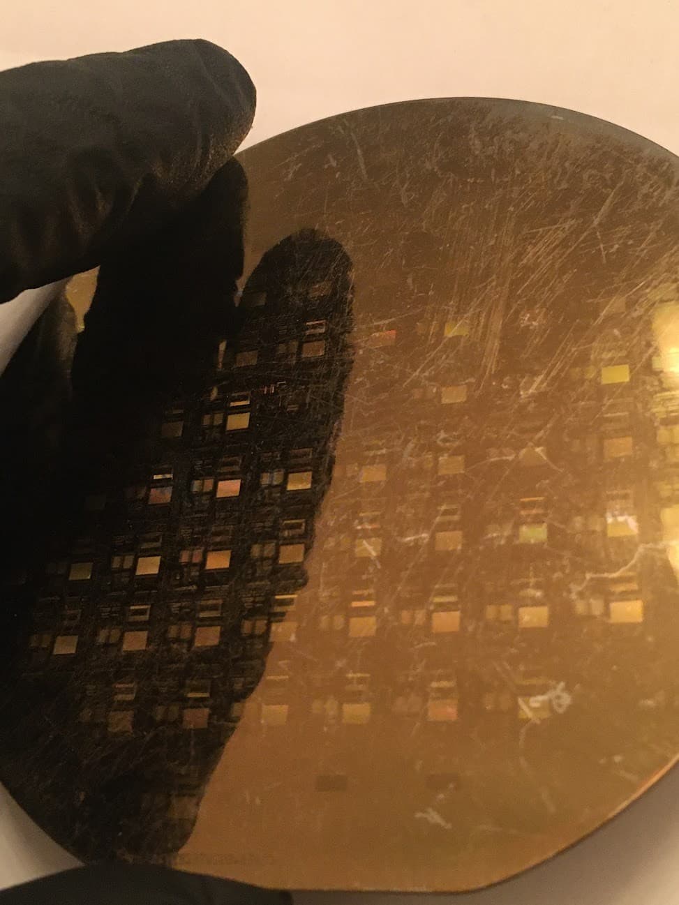 4" Unknown Silicon Wafer 1980s Extremely Rare Vintage CPU Chip 2