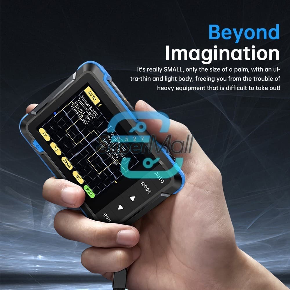 FNIRSI DSO152 Handheld Mini Oscilloscope Type-C Portable Digital Oscilloscope US 6