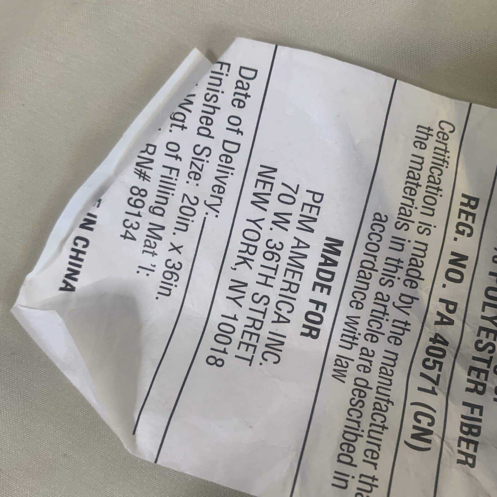 2 Frye Pillow Sham Covers Stripe 20"x36” Cotton Blended 5