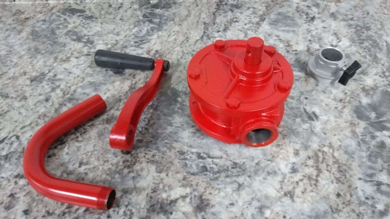 Lubrimatic 55-303 30 Gal/55 Gal 7 Oz per Stroke Hand Operated Drum Pump (AW) 2