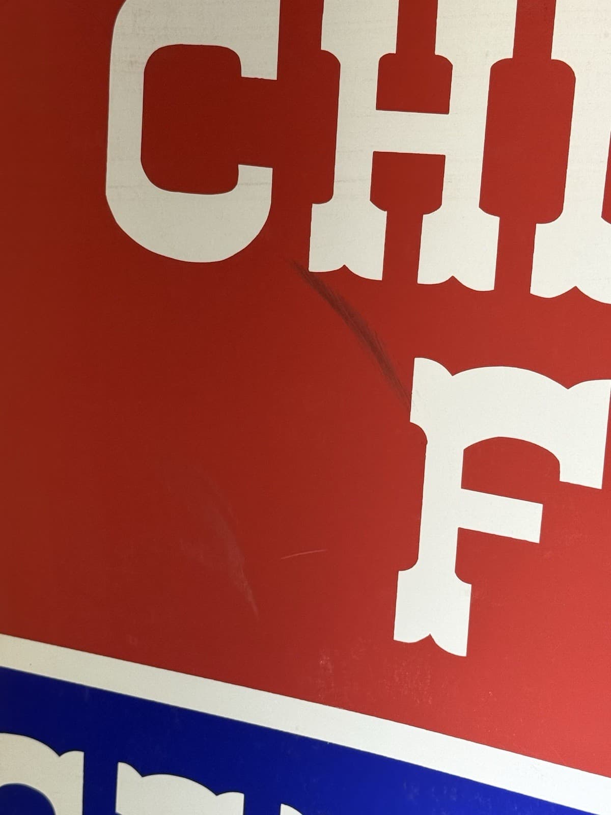 SUPER RARE VINTAGE - Chicago Fire Centennial 1871-1971 Poster Sign 5