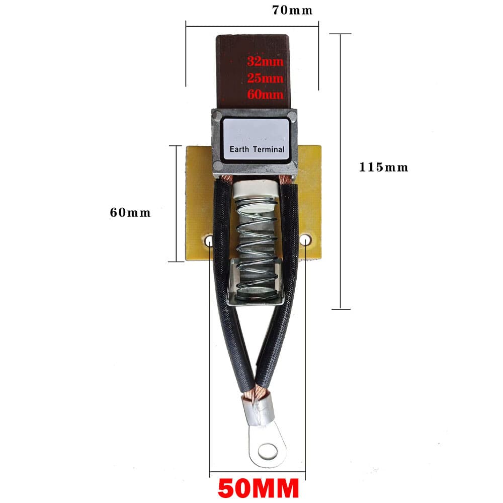 Carbon Brush Cable Connector For Rotary Welding Positioner Turntable Table HOT 2