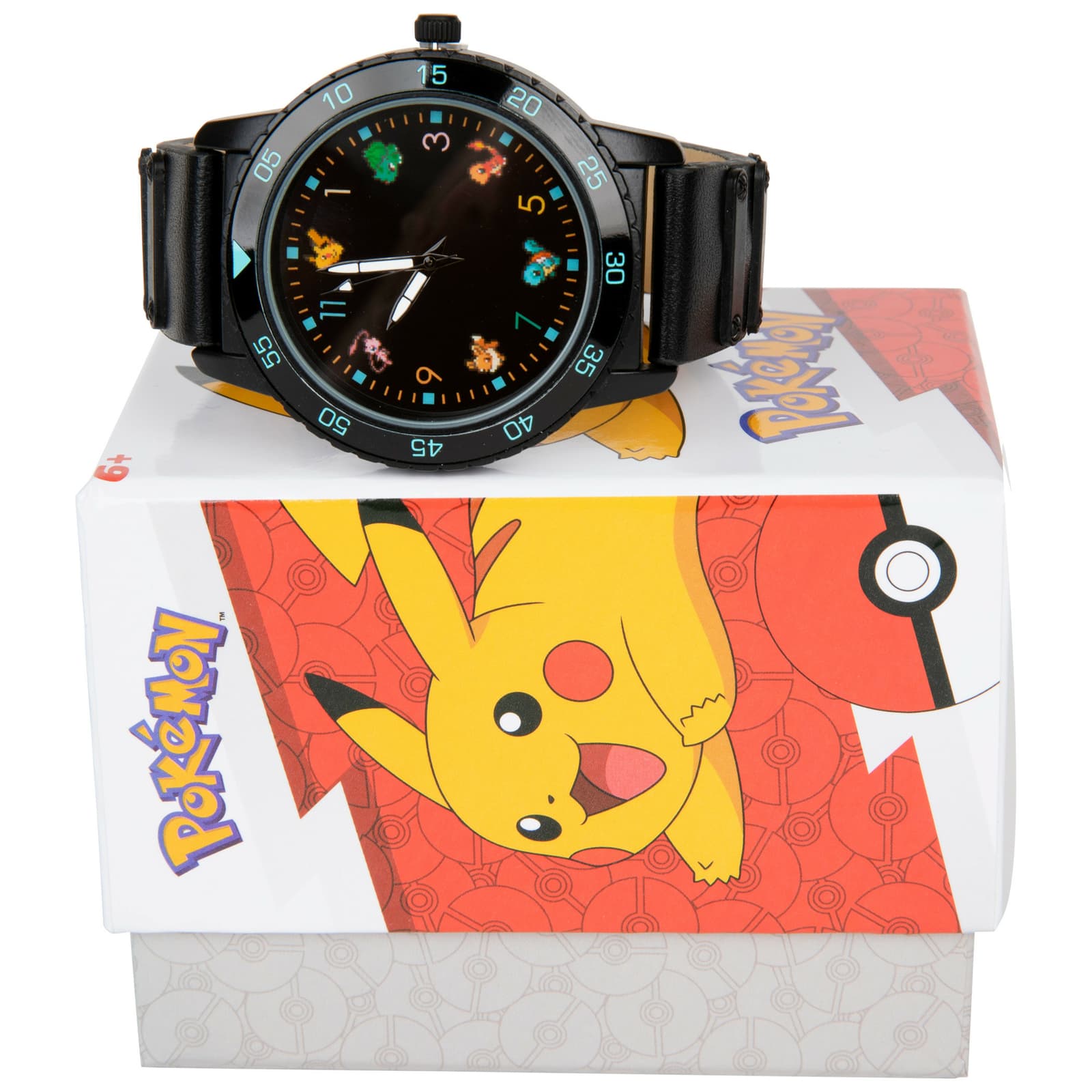 Pokemon Character Symbols For Numbers Watch with Adjustable Strap Black 5