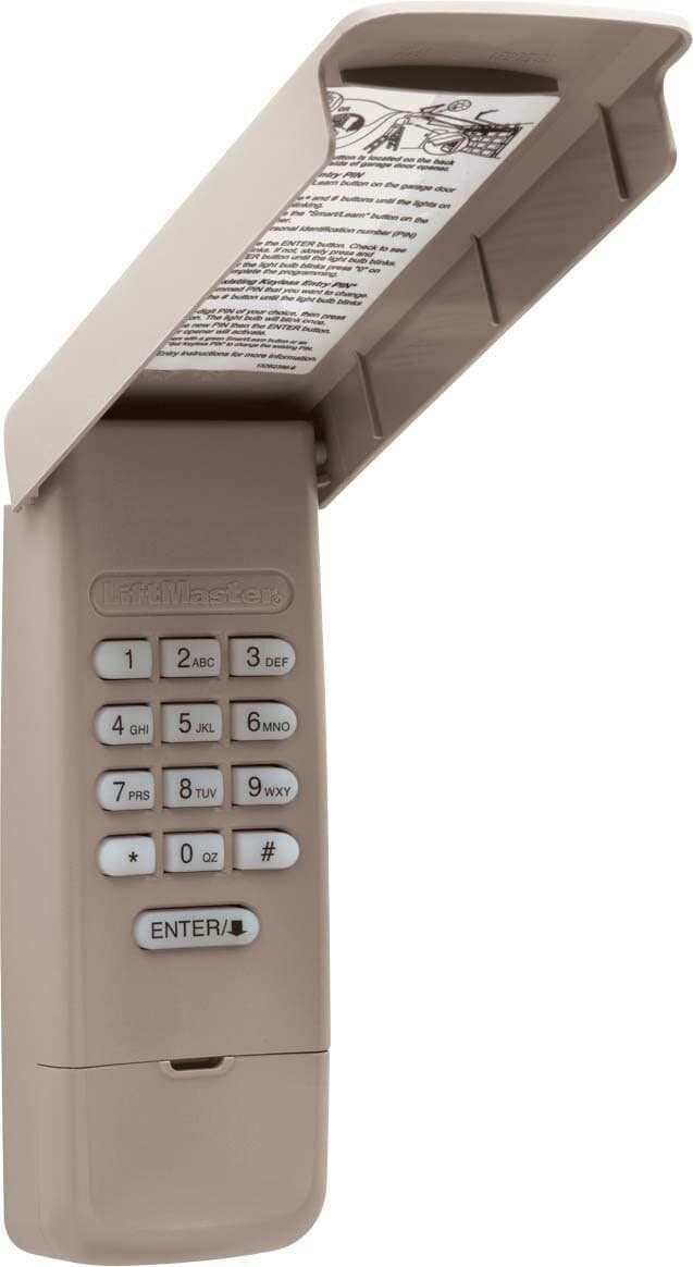 877MAX Liftmaster Keyless Entry Keypad, 377LM,977LM compatible, 315mhz, 390mhz