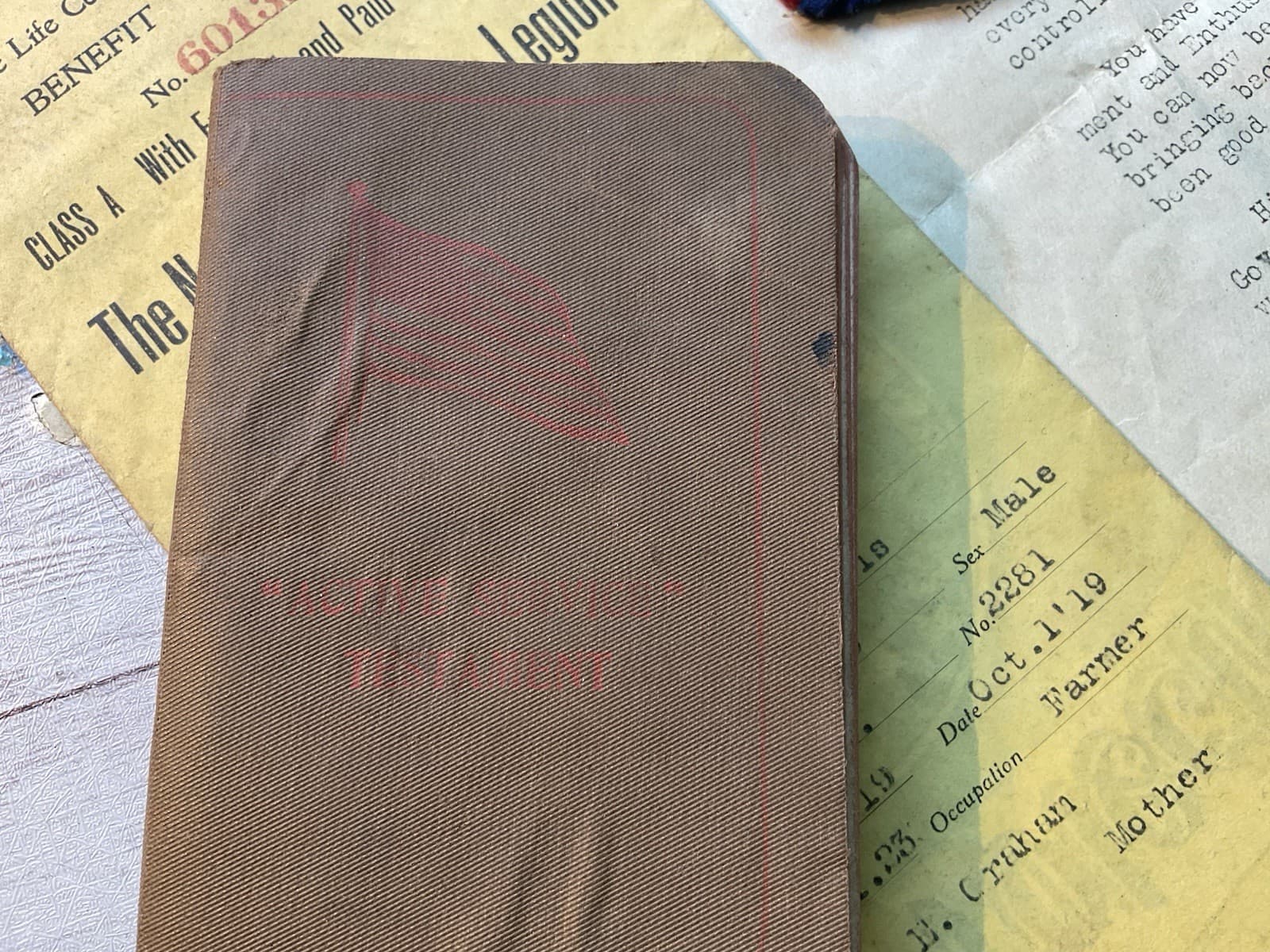 ORIGINAL WWI US AEF DOUGHBOY LOT 139th FIELD ARTILLERY 38TH DIVISION 6