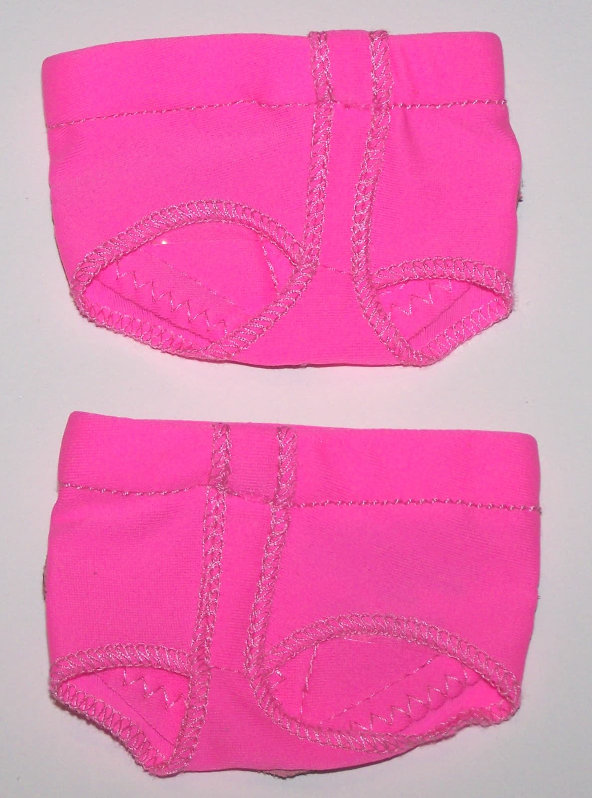 NIP New Capezio Jelz FootUndeez Shoe Foot Underwear Neon Pink Gel Pad Cute Adult 2