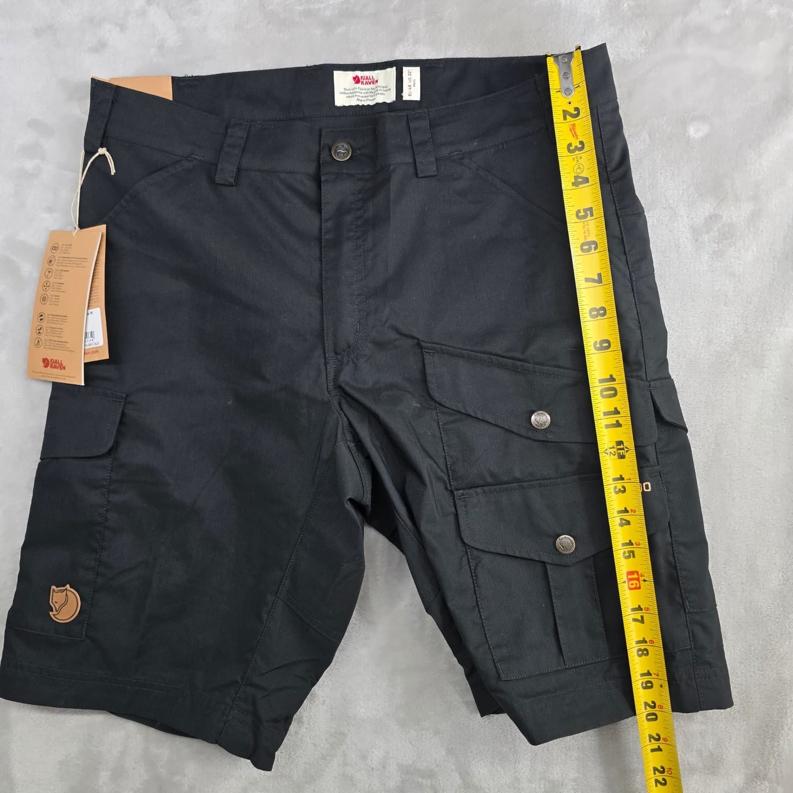 Fjallraven G-1000 Vidda Pro Lite Shorts Men's Black EU 48 US 32 Cargo 6