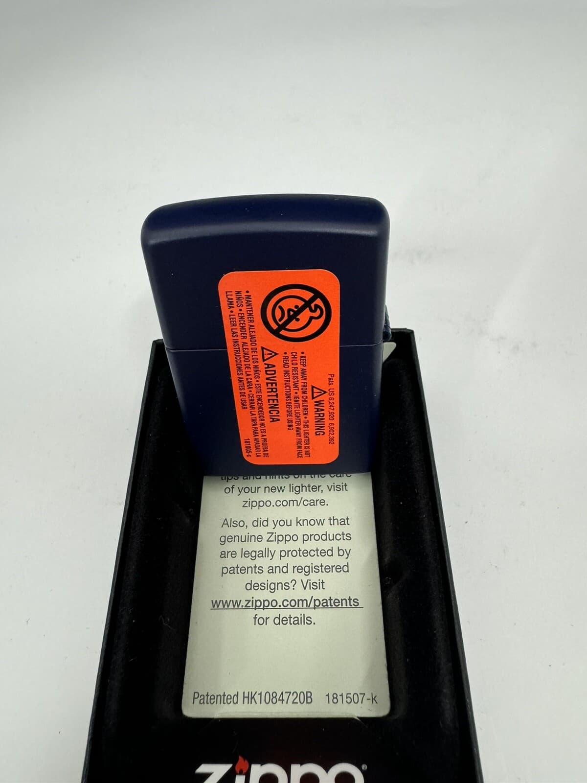 Zippo Americana USA Eagle Flag Pattern Lighter 48189 - Red White Blue - New 3