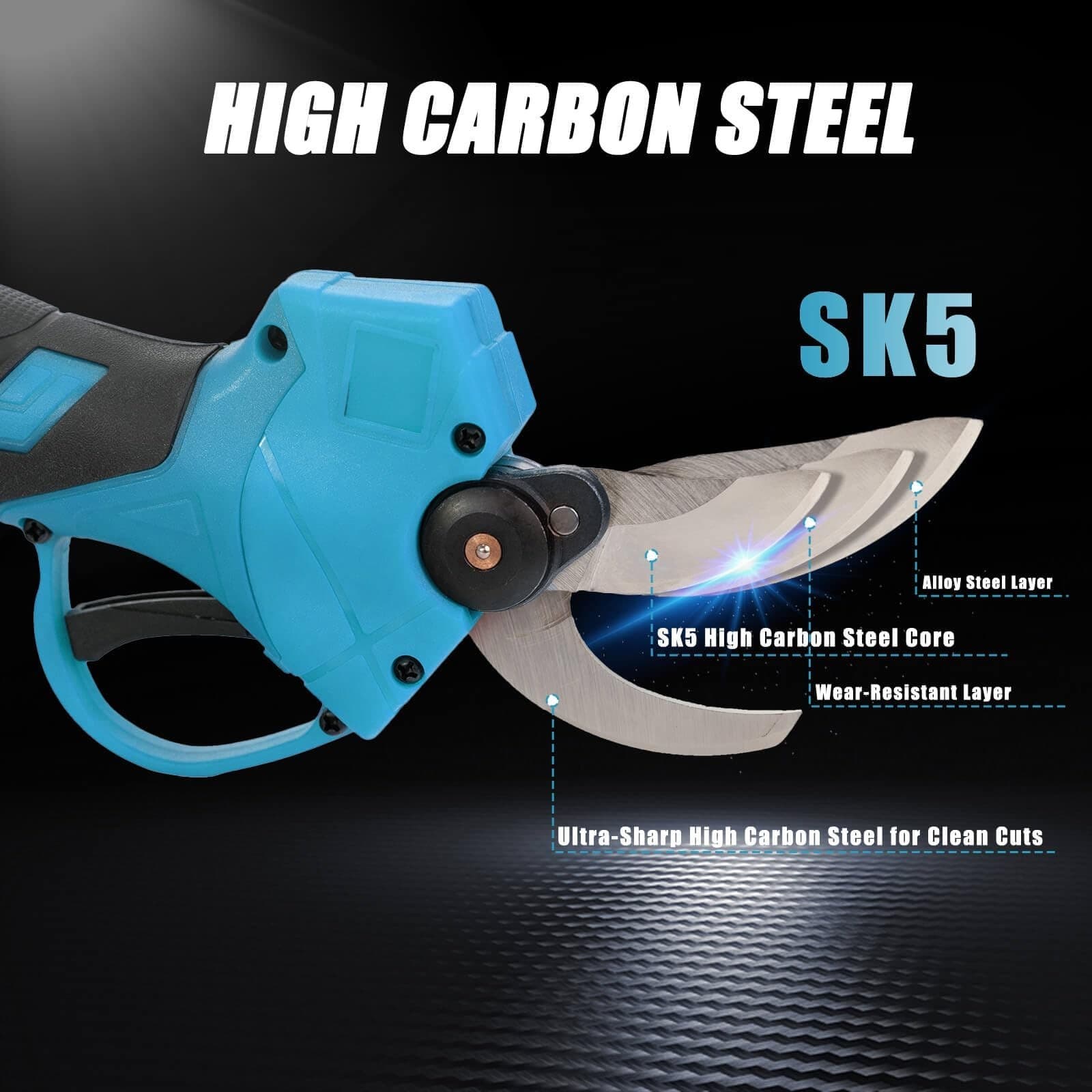 21V Electric Pruning Shears, Tacsaw Upgraded 600W Brushless Electric Pruner w... 3