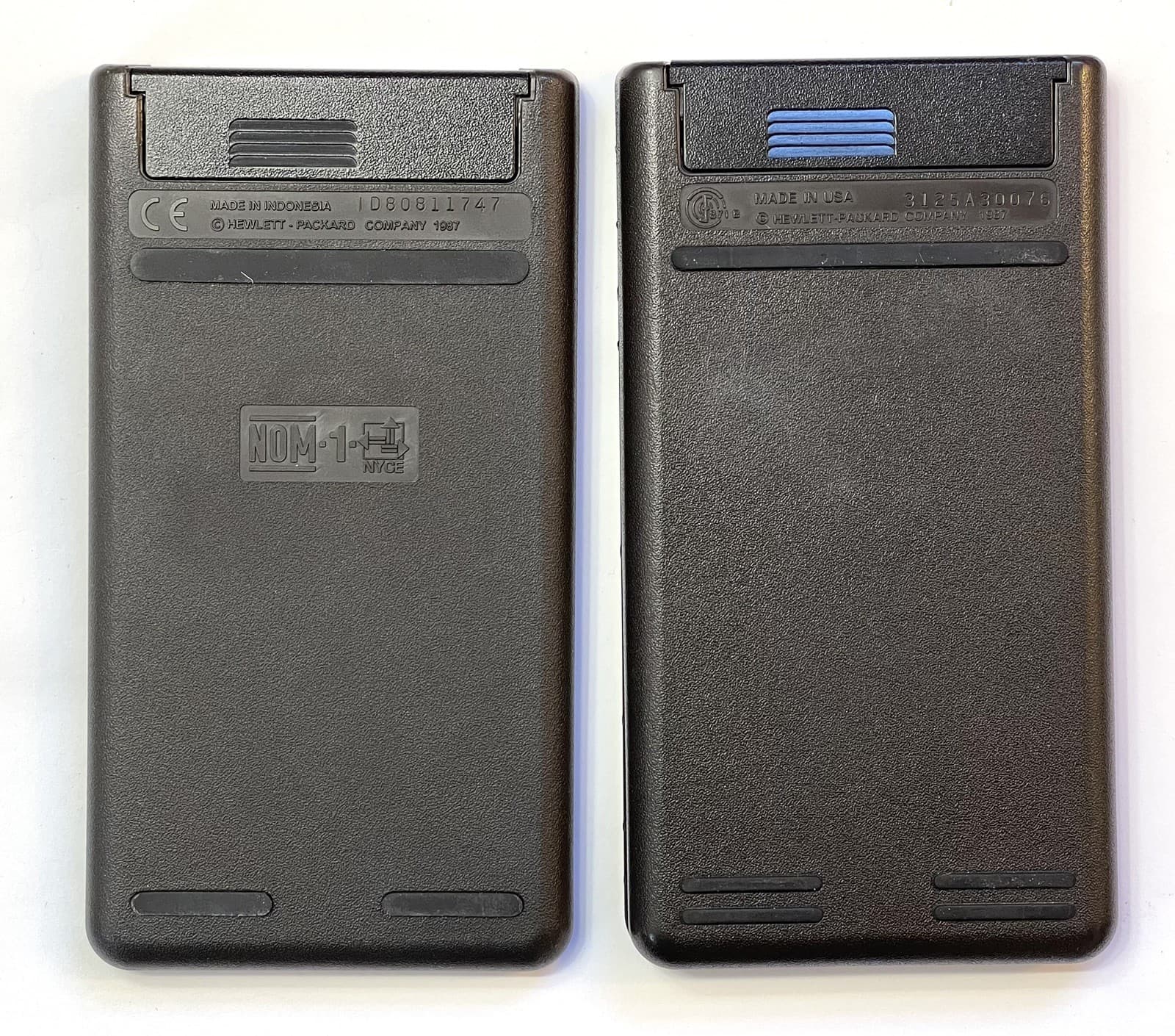 2x HP 42S RPN Engineering Calculator Working As Is Lot -Battery Drains Fast- 2