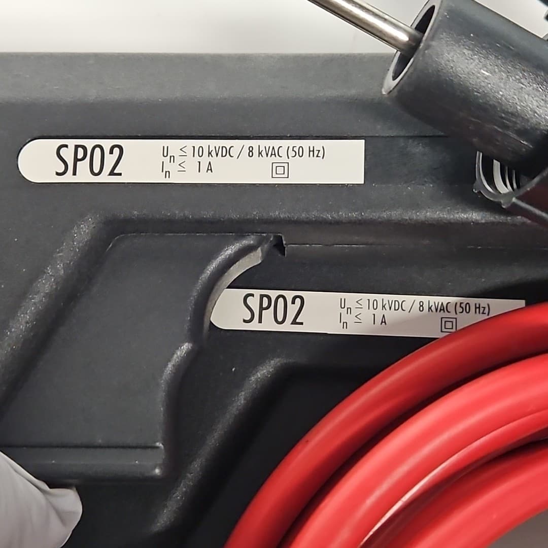 New Matched PAIR ELABO SP02 Safety Test Probe 10kVDC High Voltage Cable Plug 4