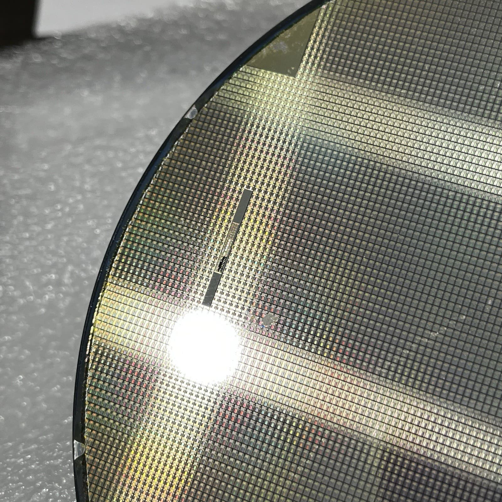 Unknown 6 Inch Patterned Silicon Wafer, Scratches, As Shown 3