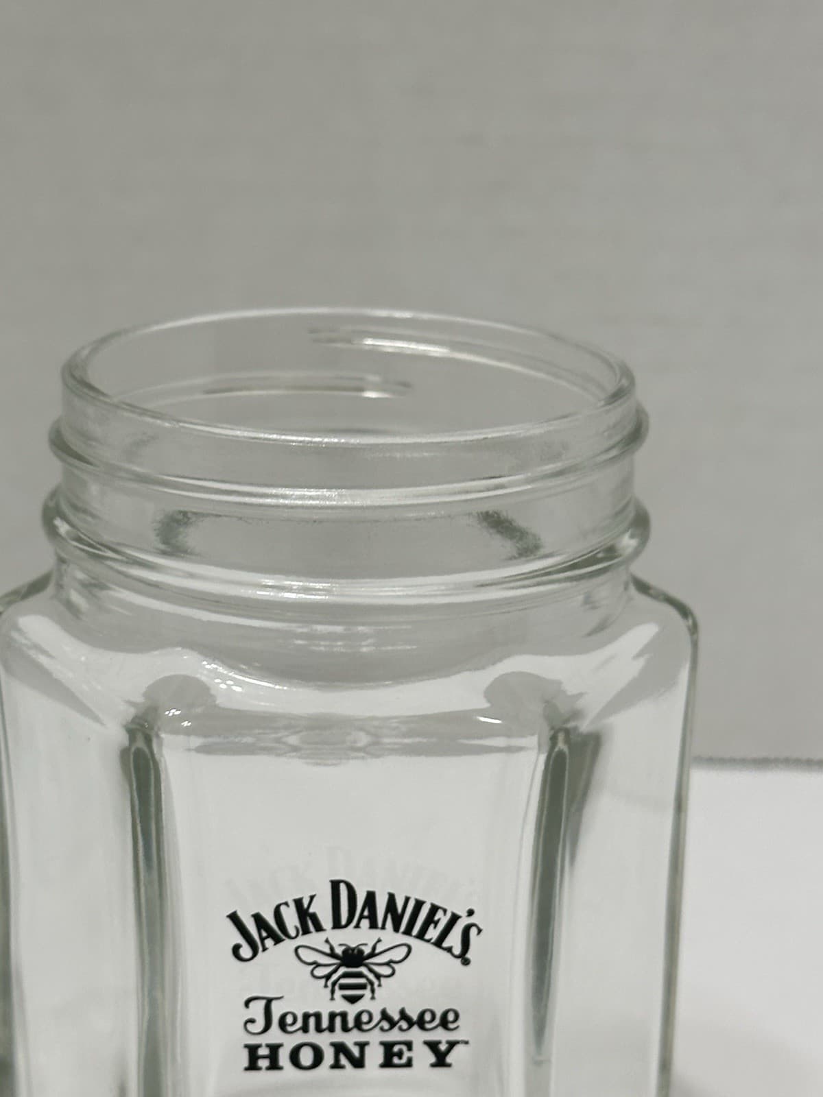 4 Jack Daniels Tennessee Honey Jug/Jam Jar/Mason Jar Glasses - Pristine Cond 3
