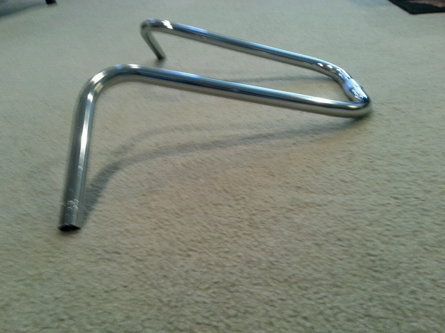 NEW CHROME BICYCLE U  HANDLE BARS 13" (25.4mm) SCHWINN STINGRAYS,LOWRIDER 2