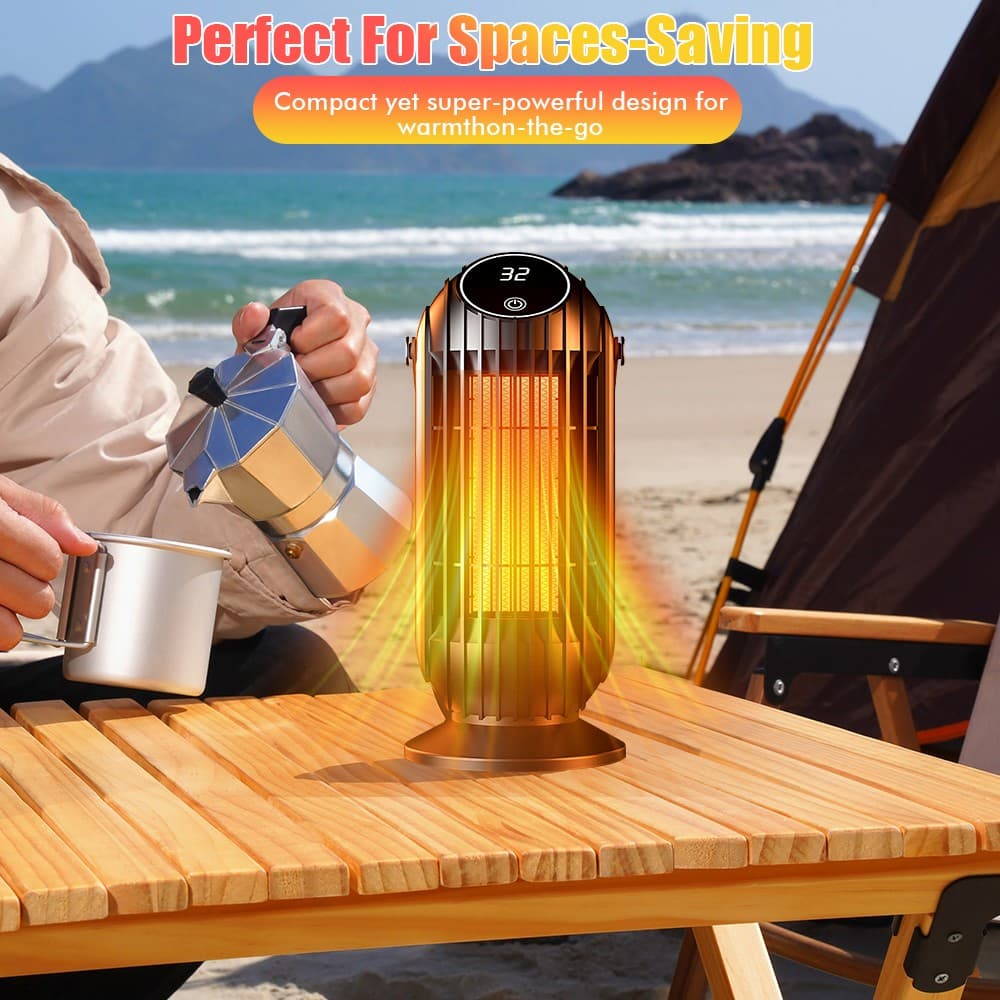 1500W Portable Electric Space Heater Garage Hot Air Fan for Indoor Large Room US 6