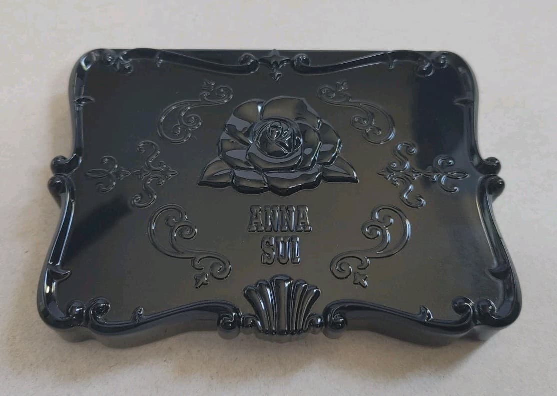 ANNA SUI Oil Control Blotting Paper with Black Mirror Compact Case - RARE!! 2