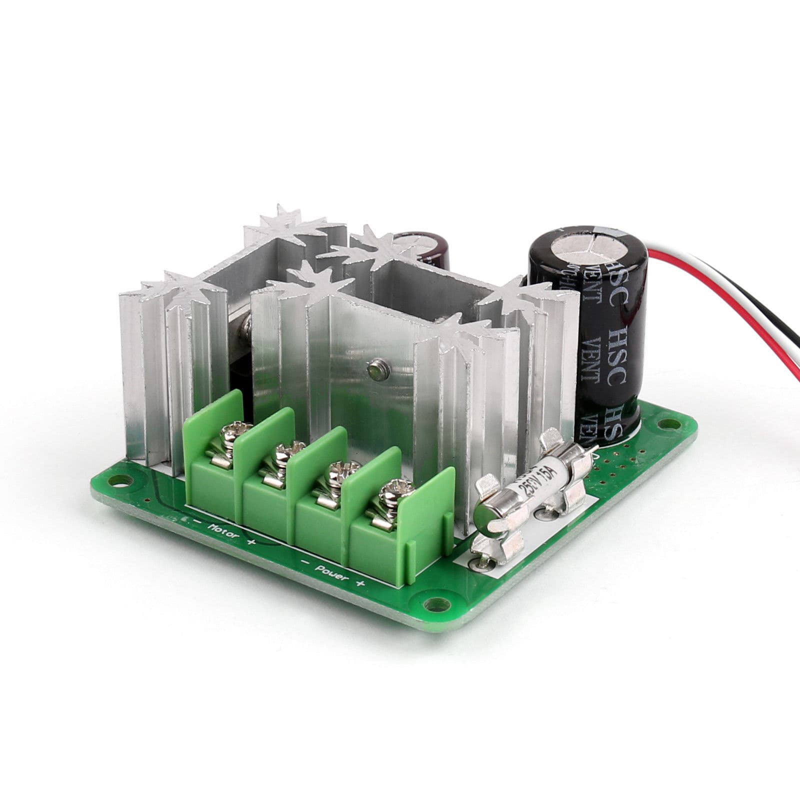 15A 6V-90V Pulse Width Modulator PWM Stepless DC Motor Speed Controller US 2