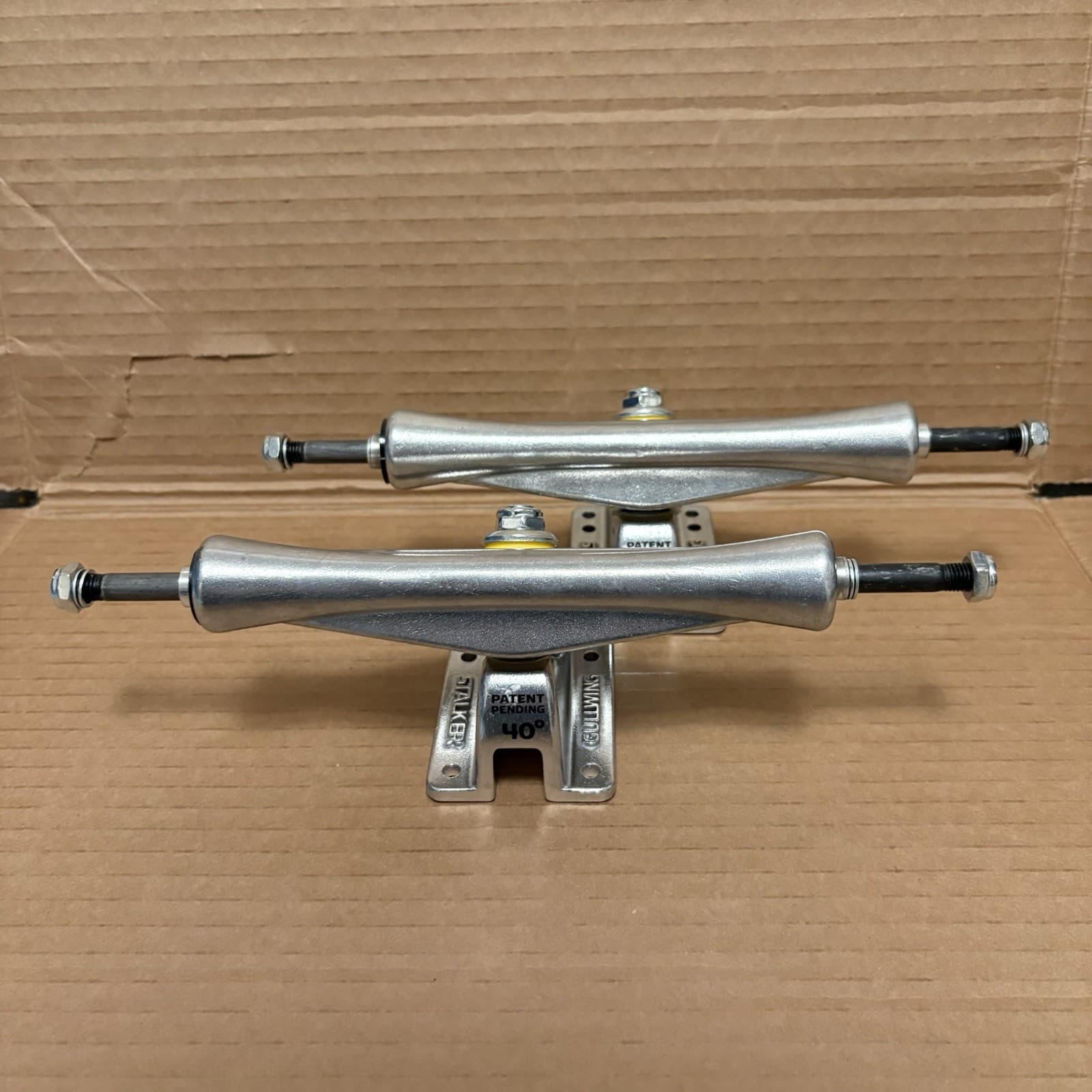 Gullwing Stalker 40 Degree 10” Longboard Trucks 6