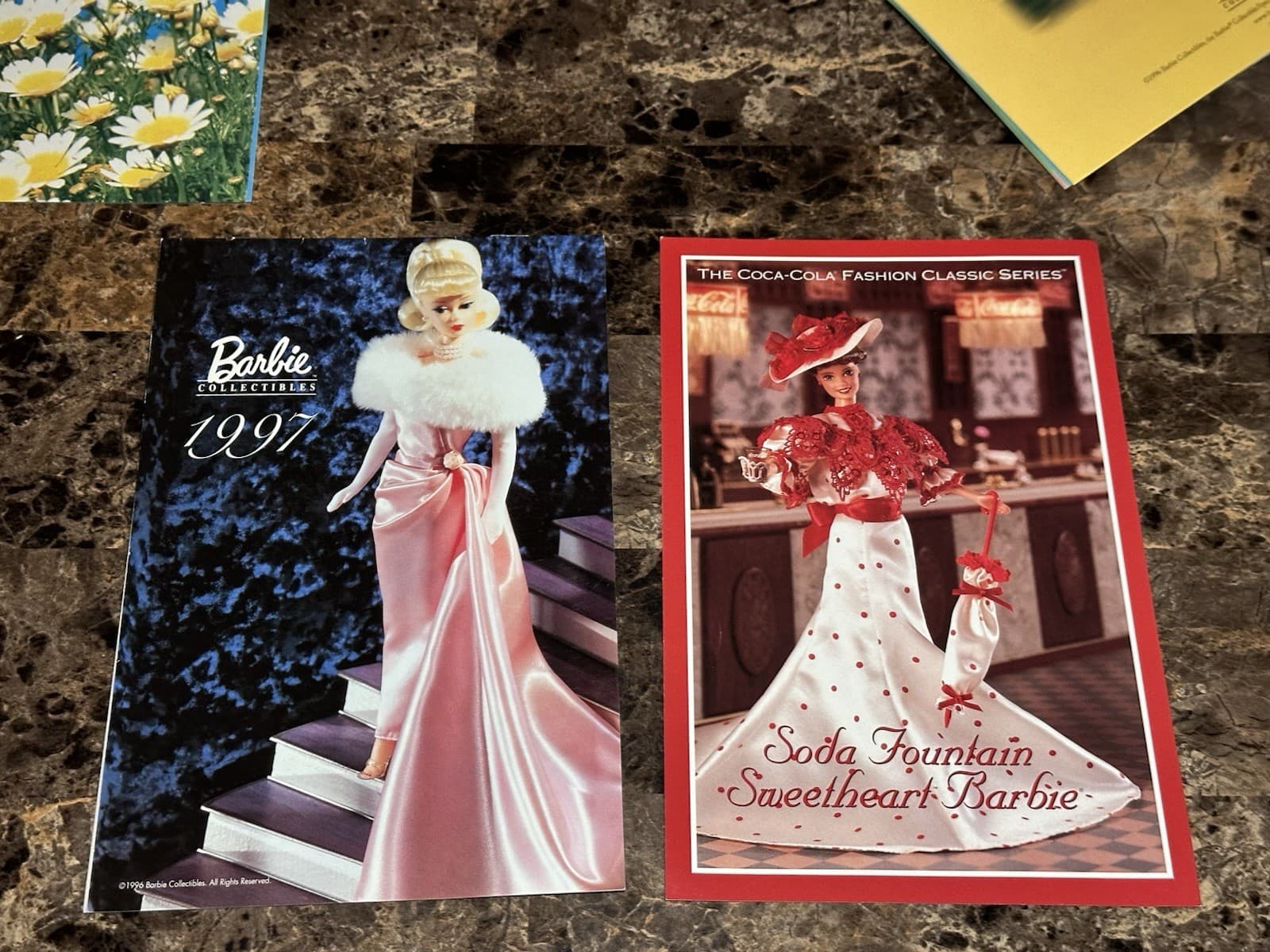 Lot Of 8 Barbie Collectible Doll Catalogs & Posters 4