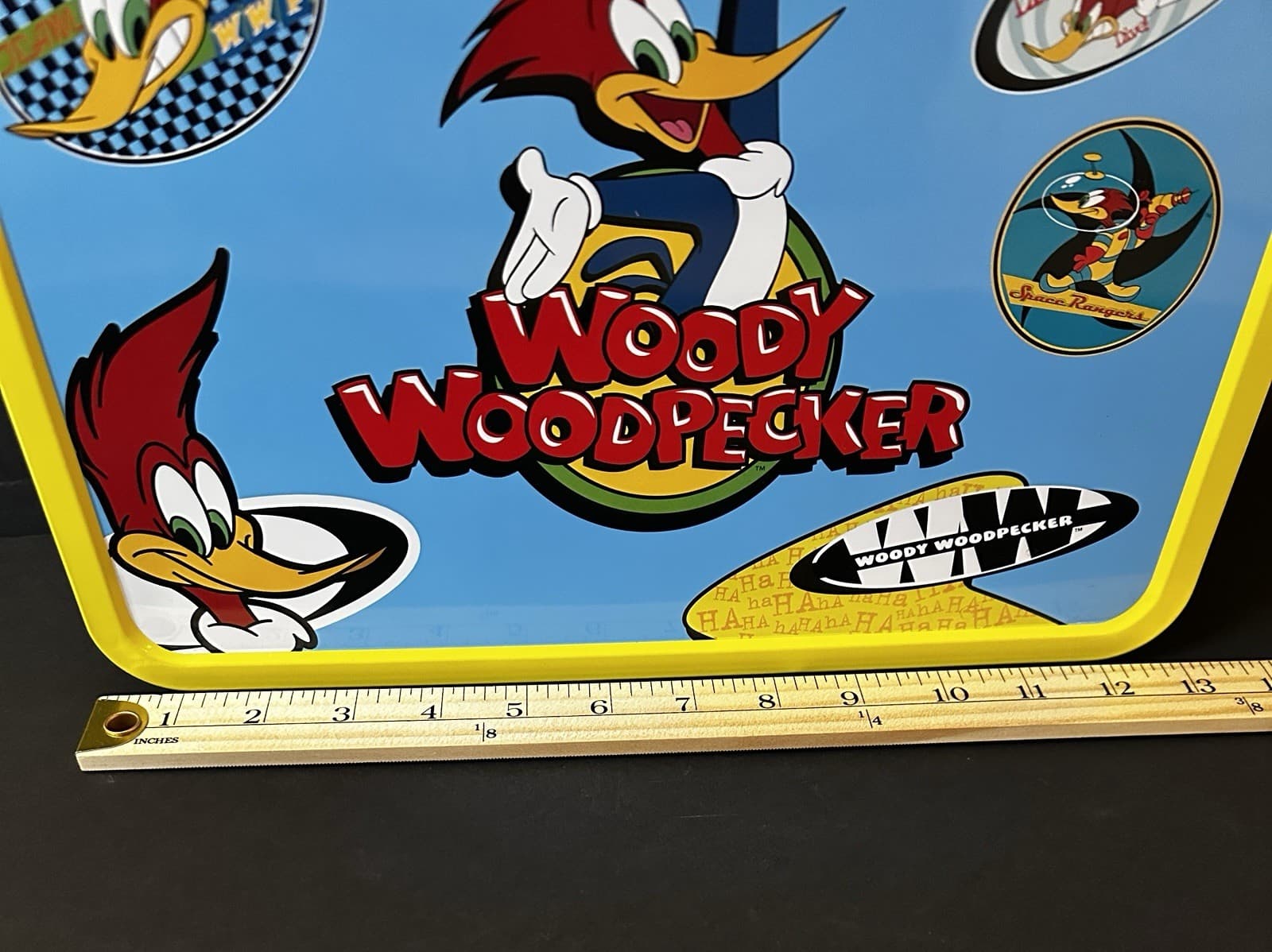Vintage 1999 Woody Woodpecker  Cartoon Metal Tin Lunchbox 2