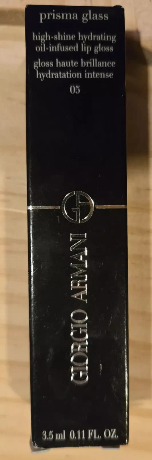 Giorgio Armani  Prisma Glass High Shine Oil Lip Gloss #05 Berry Beam (Pink) NEW 2