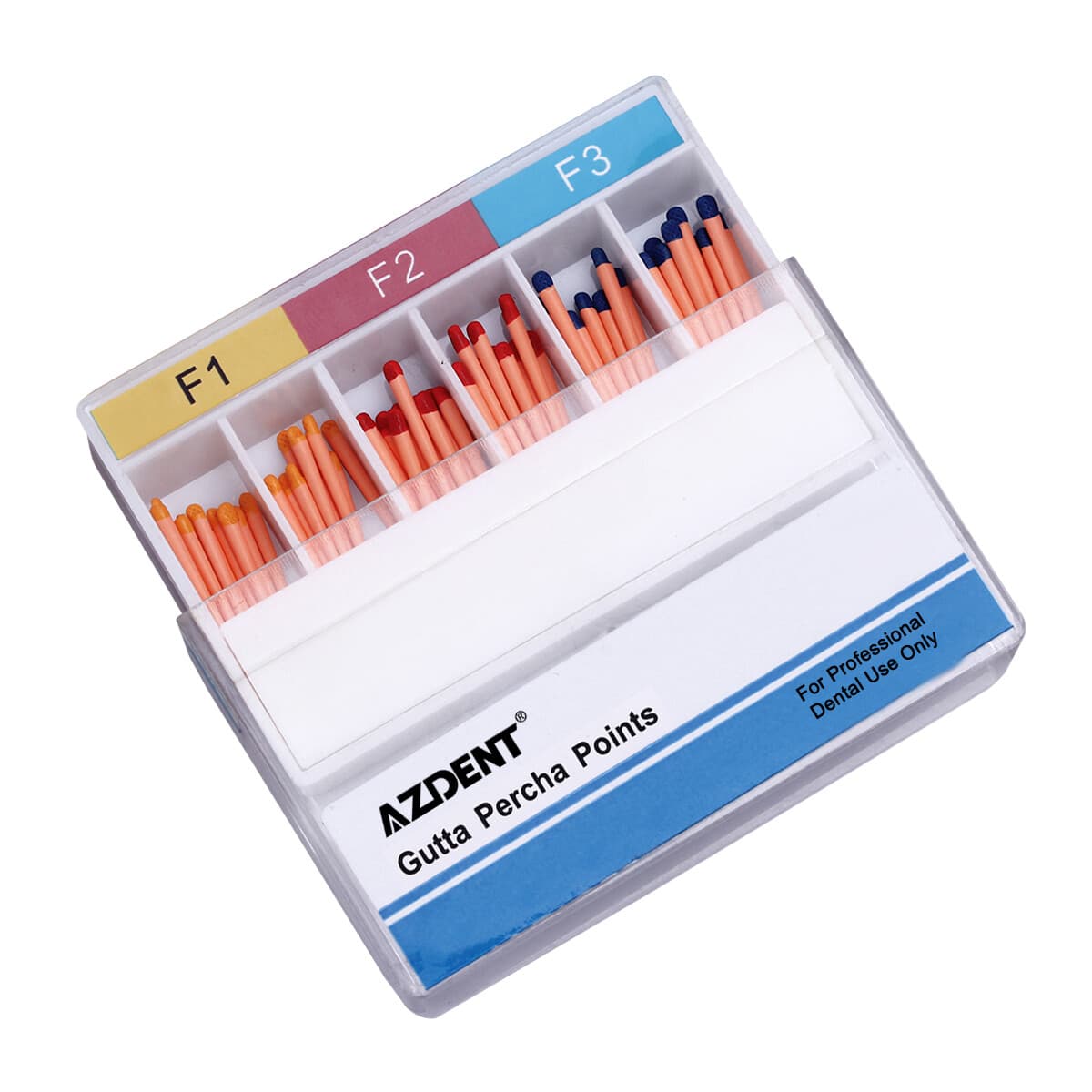 1-100 Packs Dental Endodontic Obturation Gutta Percha Points F1 F2 F3 AZDENT  3