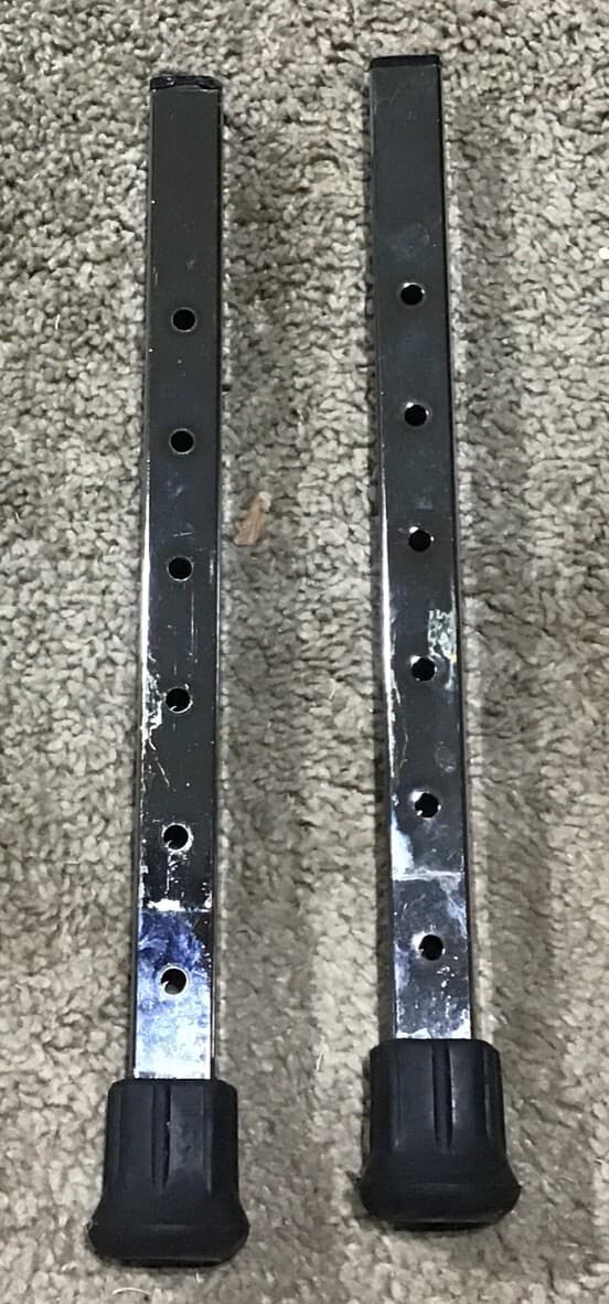 Nordic Track Pro Ski Legs Rubber Feet Replacement Parts Set of 2 Used