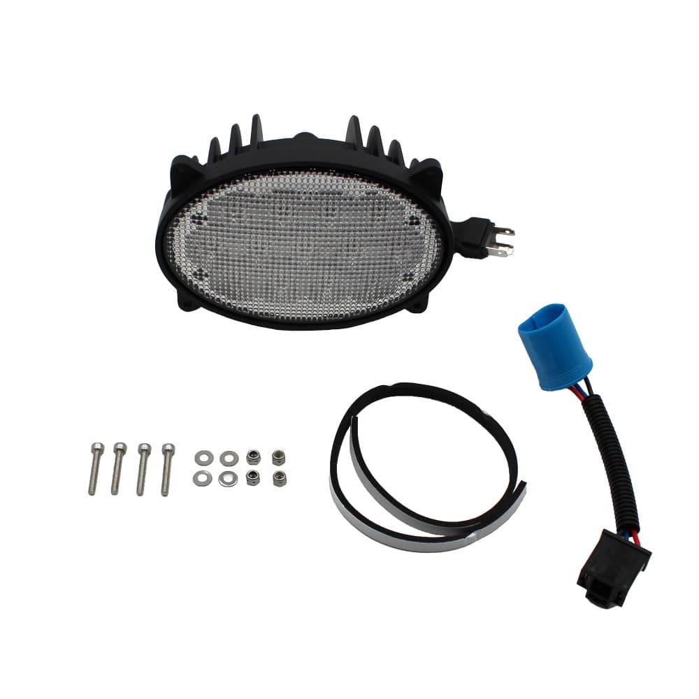 RE181963 Oval LED Headlight Fits John Deere 7720 7820 7920 8120 8120T 8130