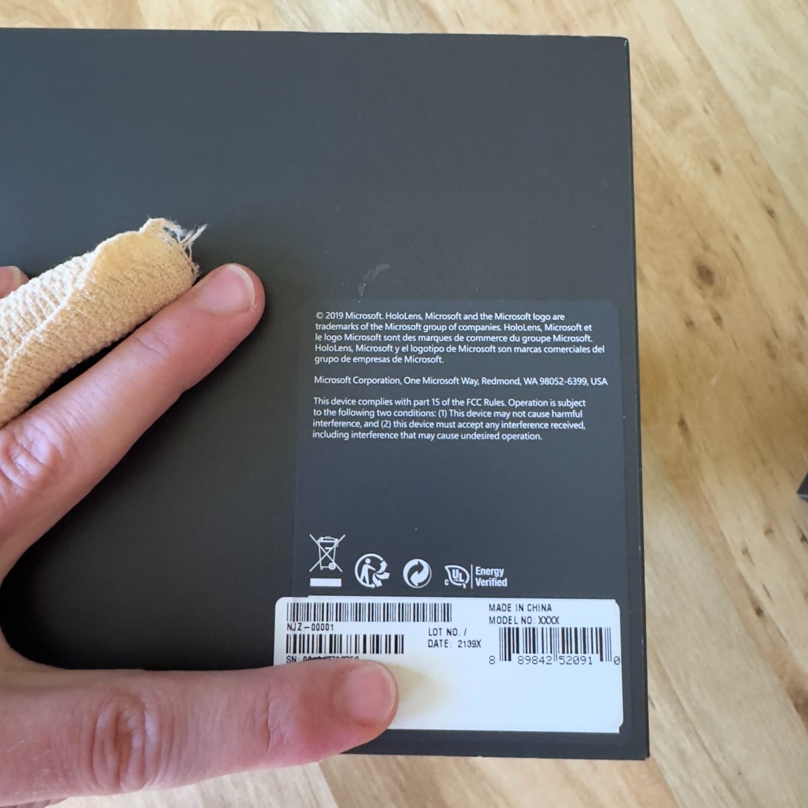 Microsoft HoloLens 2 - Smart Glasses VR Headset Device - Model 1855 - NJZ-00001 3