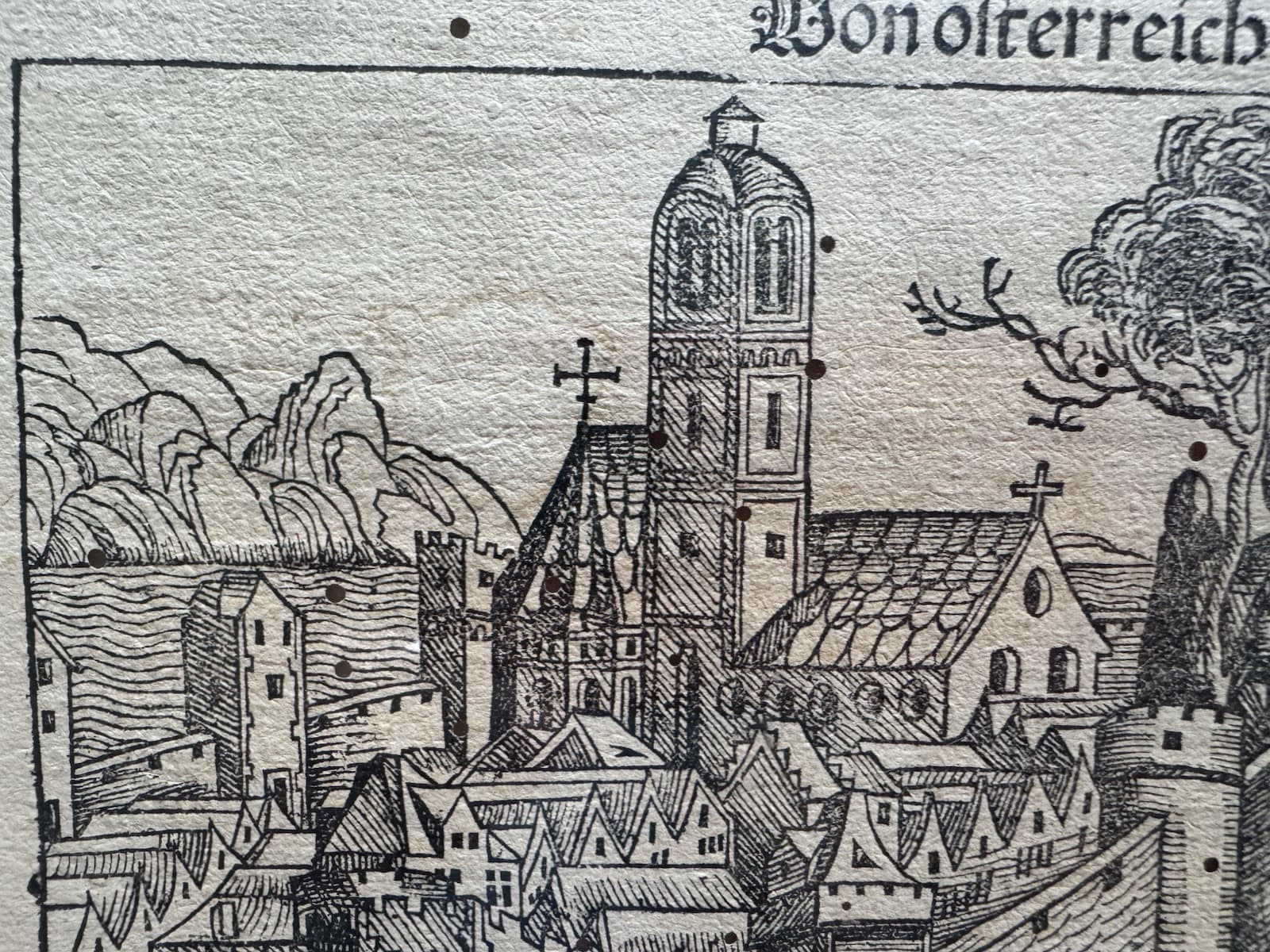 ENGRAVING/INCUNABULA=1494=OSTERREICH=AUSTRIA/GERMANY=NURBERG-CHRONICLE#4388 6