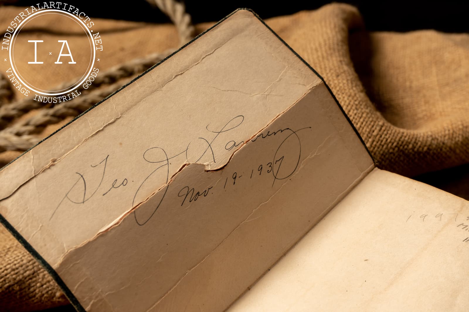 c. 1937 Handbook of Chemistry and Physics 3