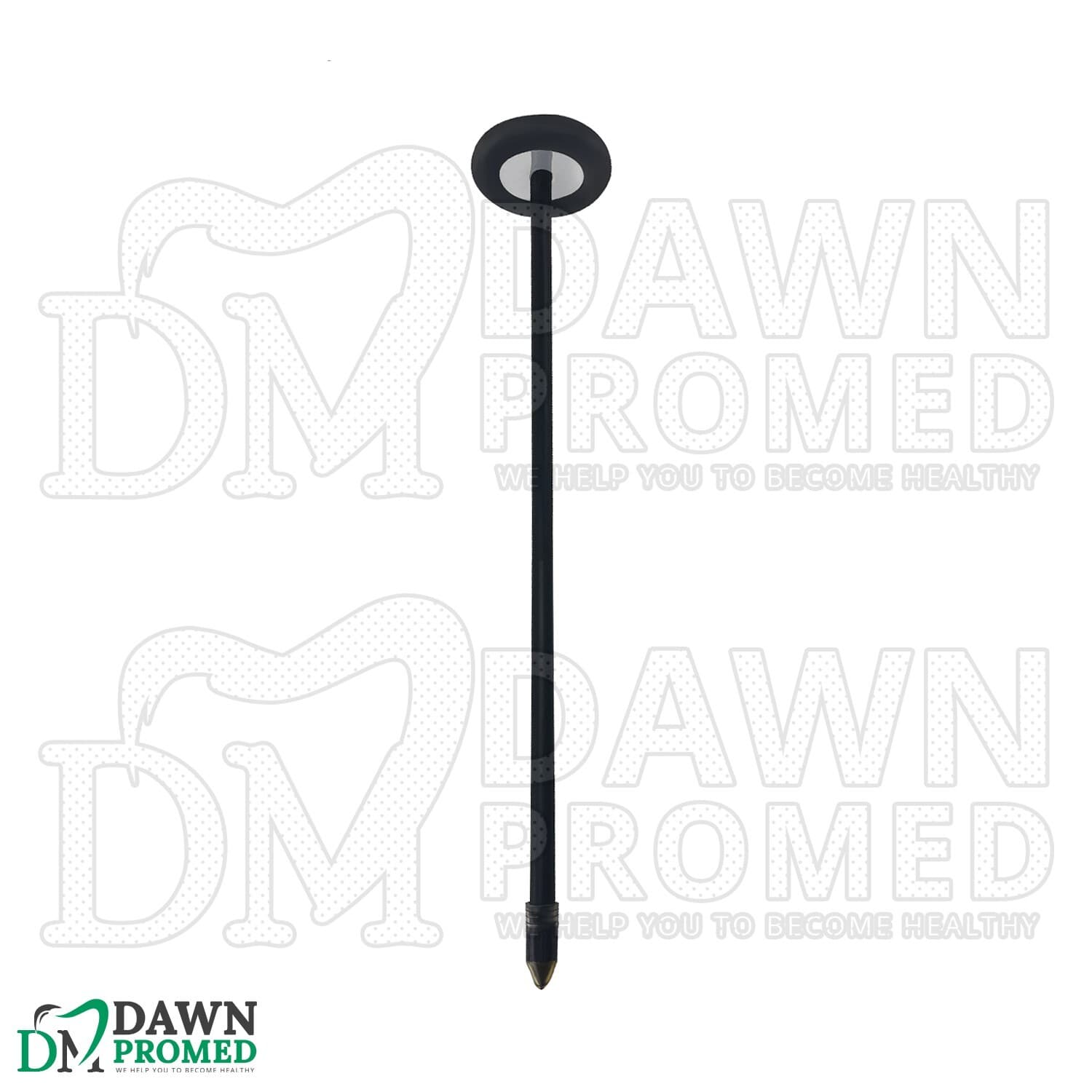 Queen Square Neurological Reflex Hammer Black 9" Short Plastic Handle Diagnostic 6