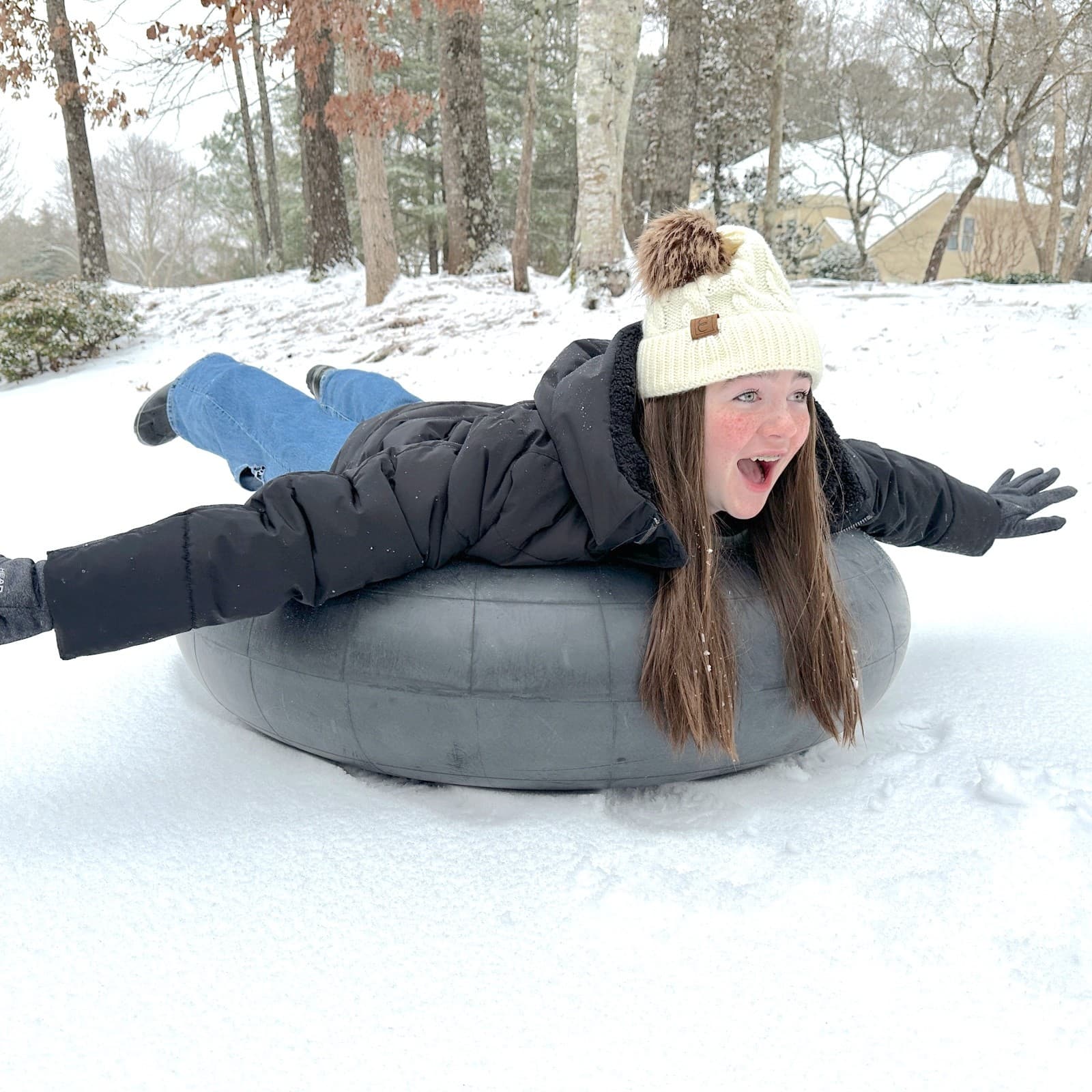 44" Heavy Duty River Float Inner Tubes - Snow Sledding Tubes - Pool Cover Tubes 3