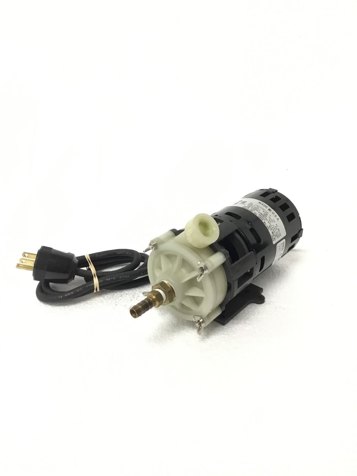 March MFG MDXT-3 Seal-Less Centrifugal Magnetic Pump 3500 RPM, 1/25 HP, WORKING