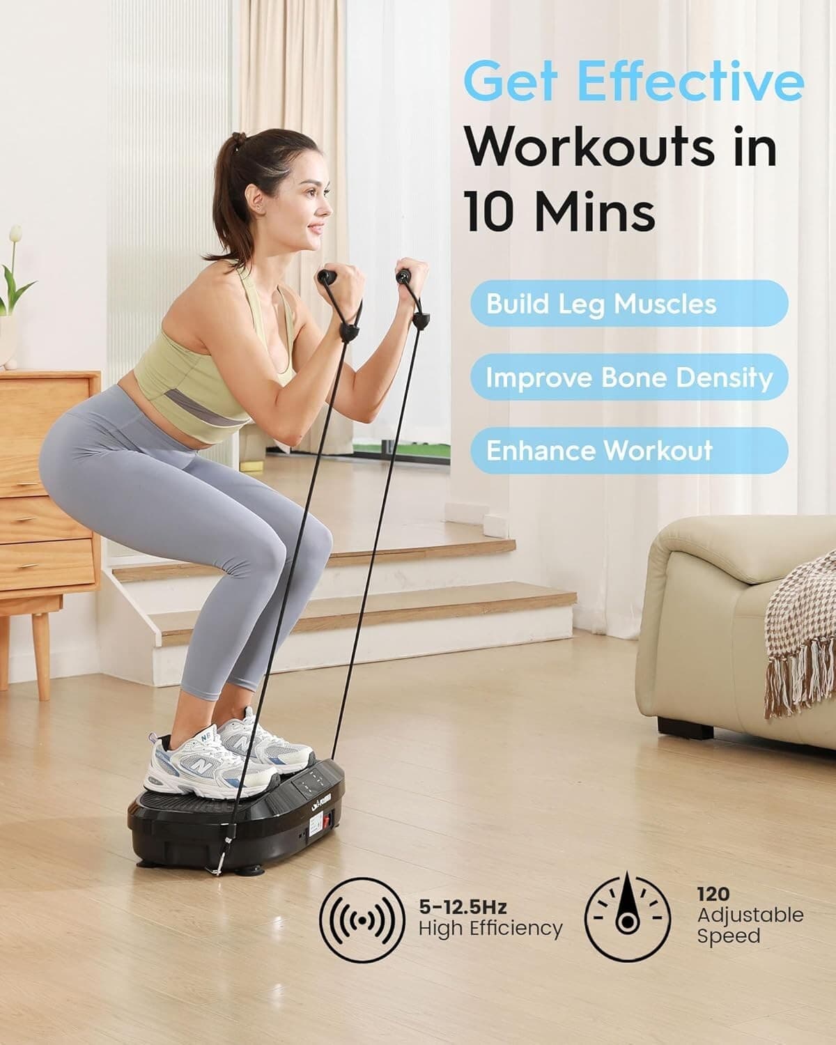 Vibration Plate-4D & Oscillation Two Types Vibration Platform Whole Body Workout 3