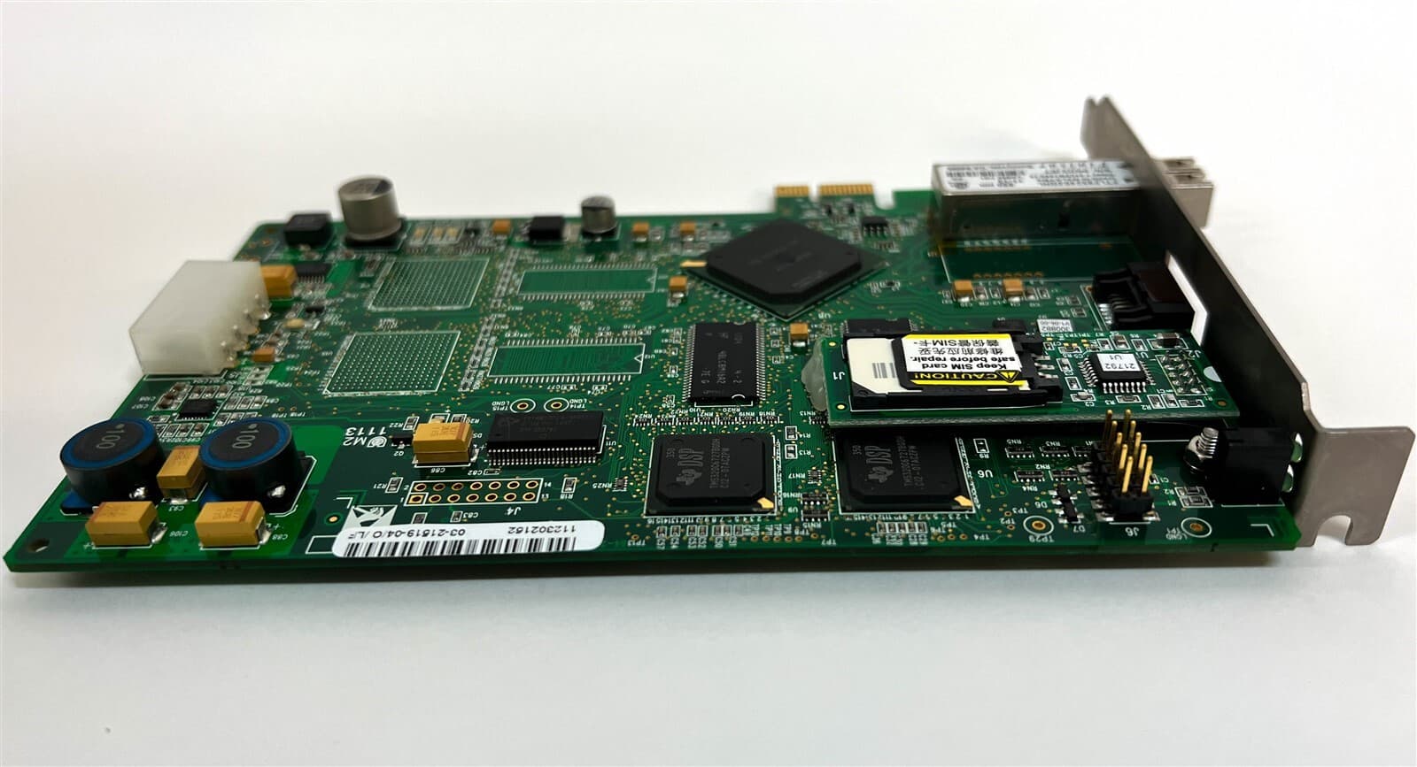 03-21519-04/O/LF PCIE Card SATA & Fiber Optic Ports from Working ASM (9882) M 4