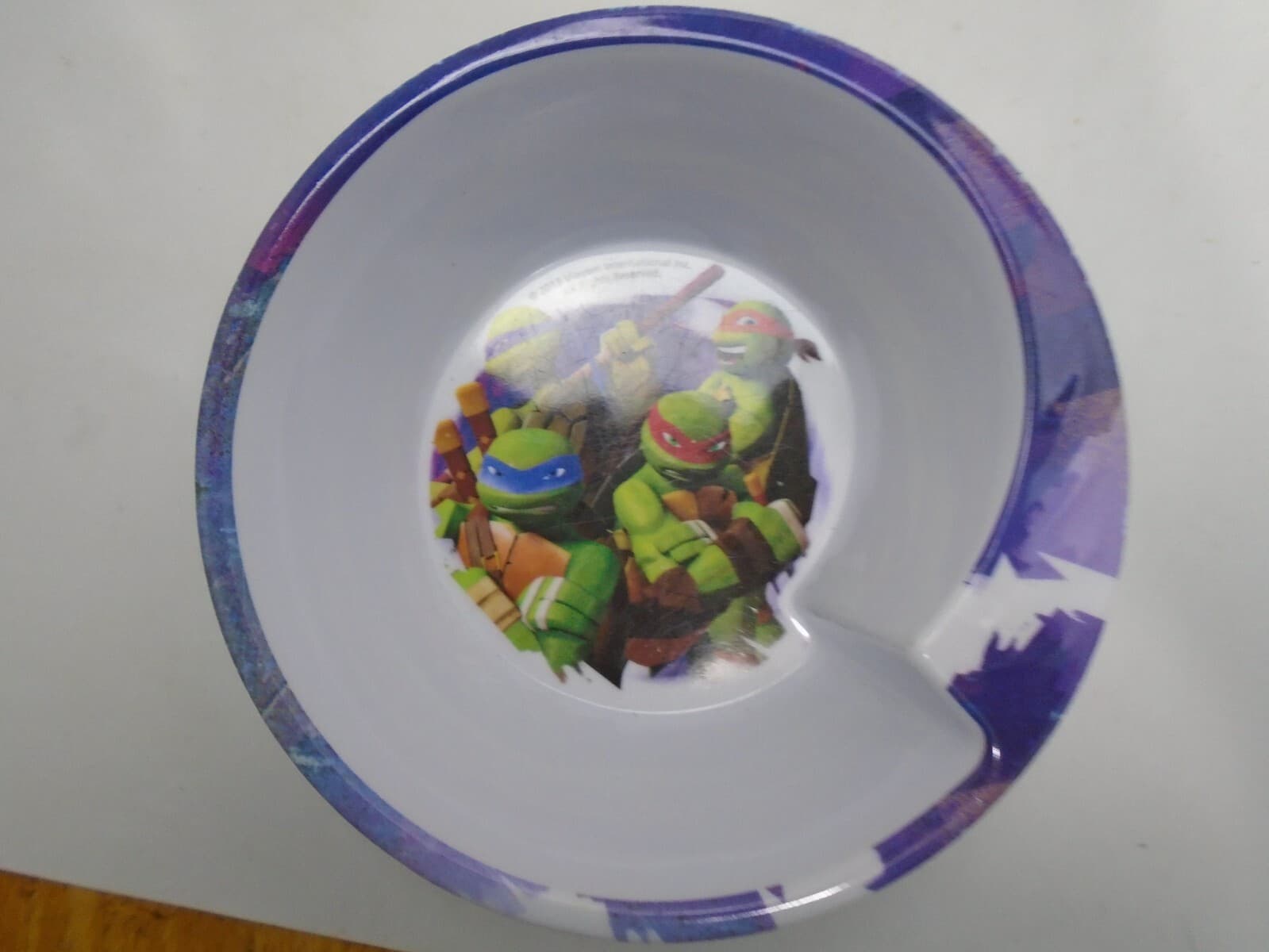 Zak Teenage Mutant Ninja Turtles Plastic  5.5” Bowl 2013