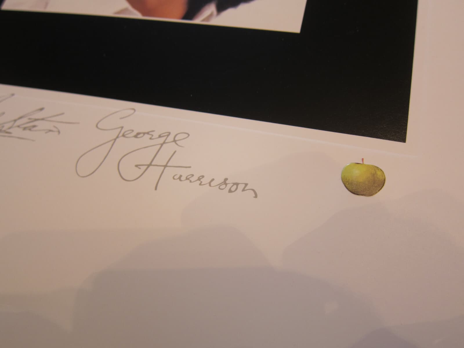 Beatles Let it Be Lithograph Album Poster Apple Licensed Plate signed 22x26 2