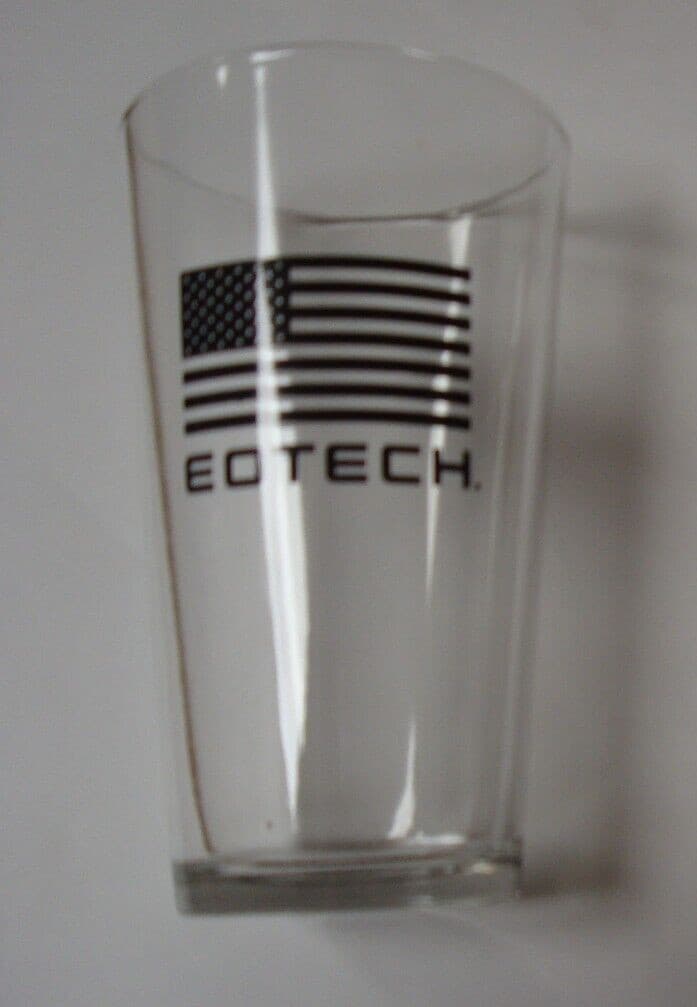 Set of 4 Promotional Pint Beer Glasses from Eotech Vudu. New In box 5