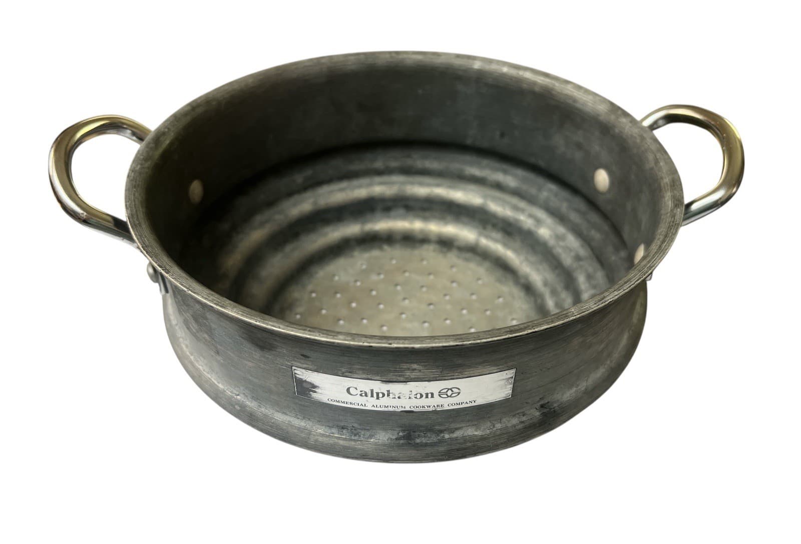 Vintage Calphalon Commercial Universal Steamer 3in1 Insert Anodized Aluminum