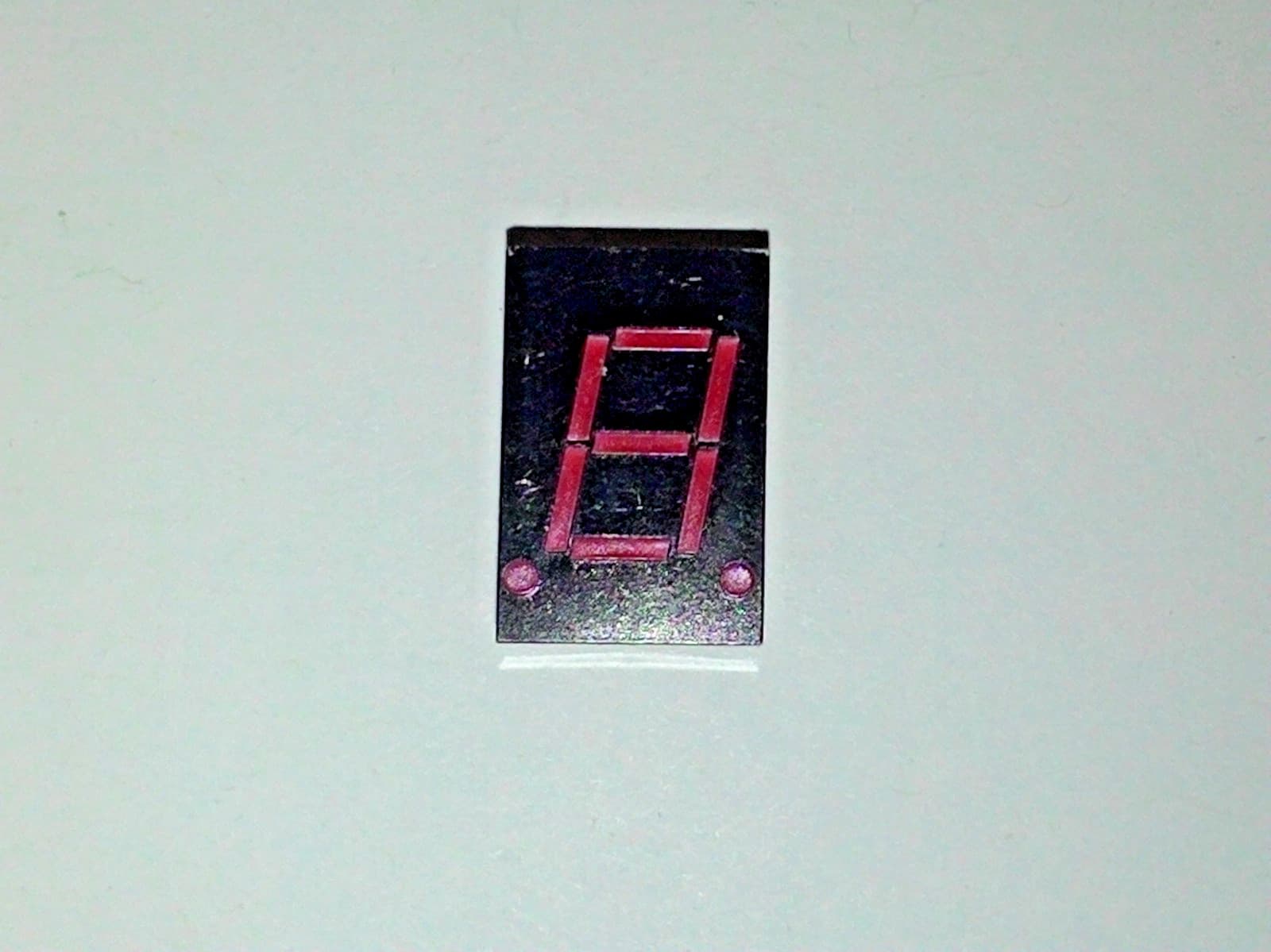 Original Cobra 2000 2000GTL Red 1-Digit Channel Display LED 7-Segment CC 3