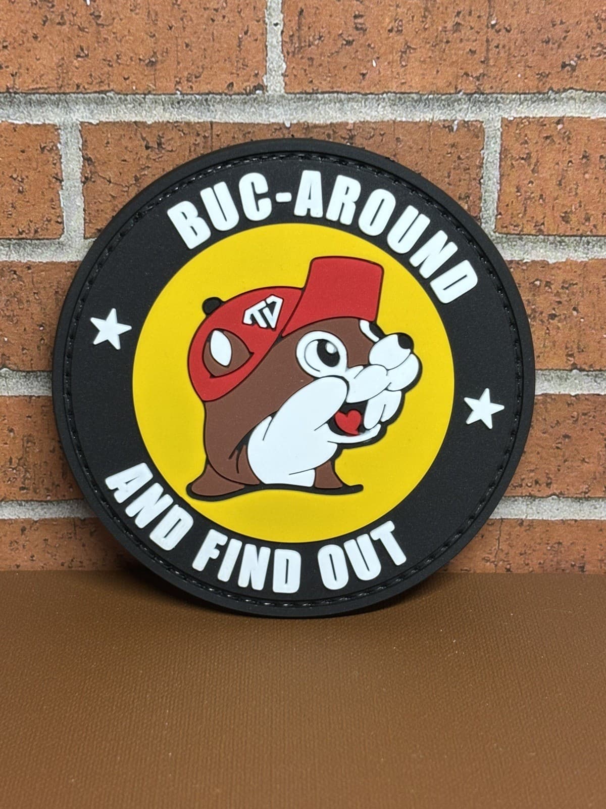 Tactical Morale PVC Buc-ees Patch,  Buc ees Patch, Buc Around And Find Out Patch 4