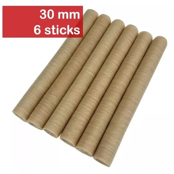 Collagen Casings Dry 30mm / 50ft for stuffing 121 Lb 540 sausages 6 sticks
